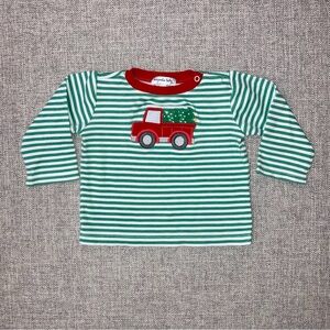 Magnolia Baby 9m Pima cotton Christmas shirt EUC